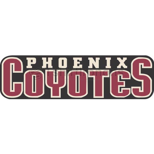 Phoenix Coyotes T-shirts Iron On Transfers N289